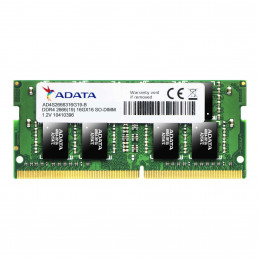 ADATA AD4S266638G19-S muistimoduuli 8 GB 1 x 8 GB DDR4 2666 MHz