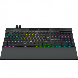 Corsair K70 PRO-BLK-OPX Silver-RGB näppäimistö USB QWERTY Pohjoismainen Musta