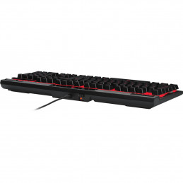 Corsair K70 PRO-BLK-OPX Silver-RGB näppäimistö USB QWERTY Pohjoismainen Musta