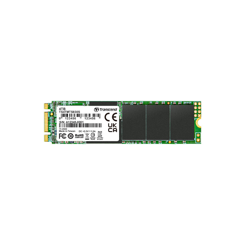 Transcend 830S M.2 4000 GB Serial ATA III 3D NAND