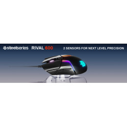 Steelseries Rival 600 hiiri Oikeakätinen USB A-tyyppi