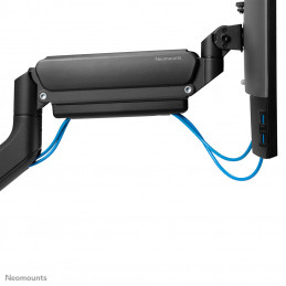 Neomounts by Newstar DS70-450BL1 monitorin kiinnike ja jalusta 106,7 cm (42") Puristin Läpipultattu Musta