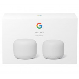 Google Nest Wifi langaton reititin Gigabitti Ethernet Kaksitaajuus (2,4 GHz 5 GHz) 4G Valkoinen