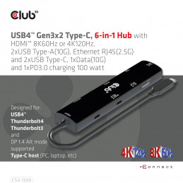 CLUB3D CSV-1599 keskitin