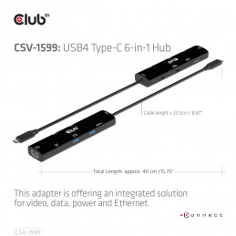 CLUB3D CSV-1599 keskitin