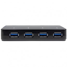 StarTech.com ST53004U1C keskitin USB 3.2 Gen 1 (3.1 Gen 1) Type-B 5000 Mbit s Musta