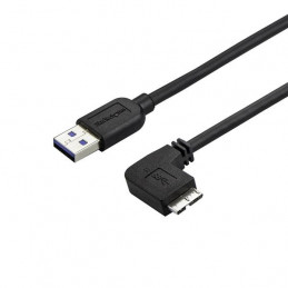 StarTech.com USB3AU50CMRS USB-kaapeli 0,5 m USB 3.2 Gen 1 (3.1 Gen 1) USB A Micro-USB B Musta