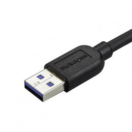 StarTech.com USB3AU50CMRS USB-kaapeli 0,5 m USB 3.2 Gen 1 (3.1 Gen 1) USB A Micro-USB B Musta