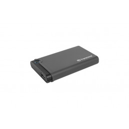 Transcend TS0GSJ25CK3 tallennusaseman kotelo HDD- SSD-kotelo Harmaa 2.5"