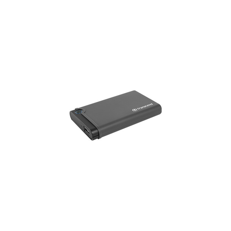 Transcend TS0GSJ25CK3 tallennusaseman kotelo HDD- SSD-kotelo Harmaa 2.5"