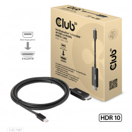 CLUB3D CAC-1187 videokaapeli-adapteri 1,8 m Mini DisplayPort HDMI