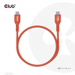 CLUB3D USB2 Type-C Bi-Directional USB-IF Certified Cable Data 480Mb, PD 240W(48V 5A) EPR M M 1m   3.23 ft