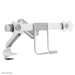 Neomounts by Newstar DS75-450WH2 monitorin kiinnike ja jalusta 81,3 cm (32") Puristin Läpipultattu Valkoinen