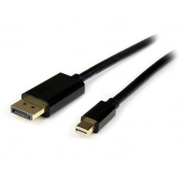 StarTech.com MDP2DPMM4M DisplayPort-kaapeli 4 m mini DisplayPort Musta