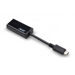 Acer HP.DSCAB.007 kaapelin sukupuolenvaihtaja USB Type-C HDMI Musta