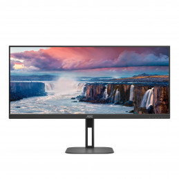 AOC V5 U34V5C BK tietokoneen litteä näyttö 86,4 cm (34") 3440 x 1440 pikseliä UltraWide Quad HD LCD Musta