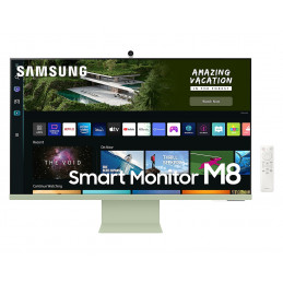 Samsung S32BM80GUU 81,3 cm (32") 3840 x 2160 pikseliä 4K Ultra HD Vihreä, Valkoinen