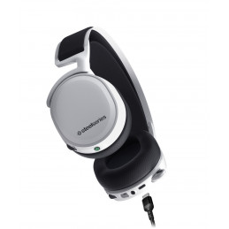 Steelseries Arctis 7+ Kuulokkeet Langallinen & langaton Pääpanta Pelaaminen USB Type-C Bluetooth Musta, Valkoinen