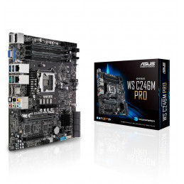ASUS WS C246M PRO Intel C246 LGA 1151 (pistoke H4) mikro ATX