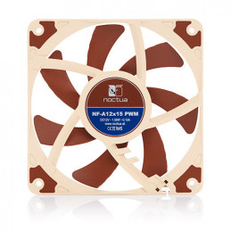 Noctua NF-A12x15 PWM Tietokonekotelo Tuuletin 12 cm Beige, Ruskea