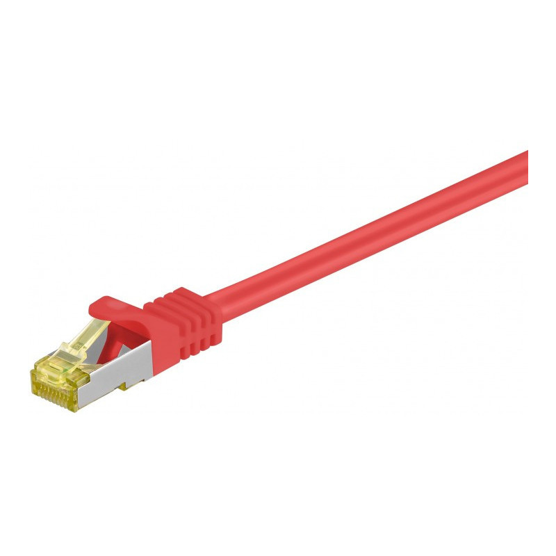 Goobay 91589 verkkokaapeli Punainen 1 m Cat7 S FTP (S-STP)