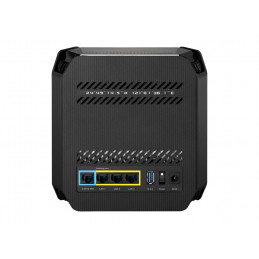 ASUS ROG Rapture GT6 AX10000 AiMesh 1 Pack Kolmikaista (2,4 GHz 5 GHz 5 GHz) Wi-Fi 6 (802.11ax) Musta 4 Sisäinen