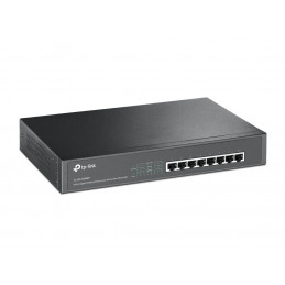 TP-LINK TL-SG1008MP Hallitsematon Gigabit Ethernet (10 100 1000) Power over Ethernet -tuki Musta