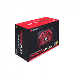 Chieftec PowerPlay virtalähdeyksikkö 550 W 20+4 pin ATX PS 2 Musta, Punainen