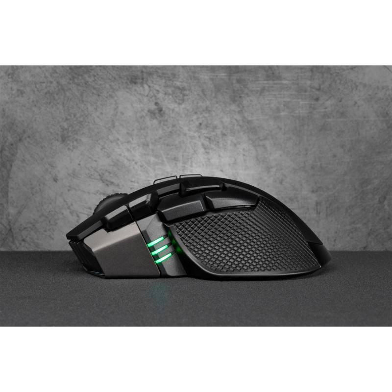 Corsair IRONCLAW RGB hiiri Oikeakätinen RF Wireless+Bluetooth+USB Type-A Optinen 18000 DPI