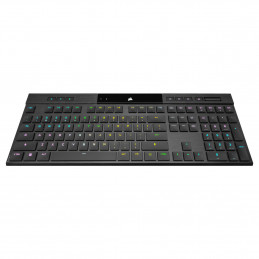 Corsair K100 AIR näppäimistö USB + RF Wireless + Bluetooth QWERTY Pohjoismainen Musta