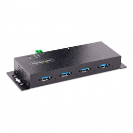 StarTech.com 5G4AINDNP-USB-A-HUB keskitin USB 3.2 Gen 1 (3.1 Gen 1) Type-B 5000 Mbit s Musta