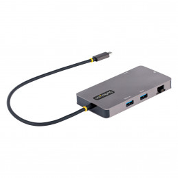 StarTech.com 120B-USBC-MULTIPORT kannettavien tietokoneiden telakka ja porttitoistin Langallinen USB 3.2 Gen 1 (3.1 Gen 1)