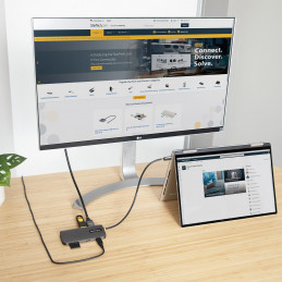 StarTech.com 115B-USBC-MULTIPORT kannettavien tietokoneiden telakka ja porttitoistin Langallinen USB 3.2 Gen 1 (3.1 Gen 1)