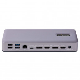 StarTech.com DK31C3MNCRUE kannettavien tietokoneiden telakka ja porttitoistin Langallinen USB 3.2 Gen 2 (3.1 Gen 2) Type-C