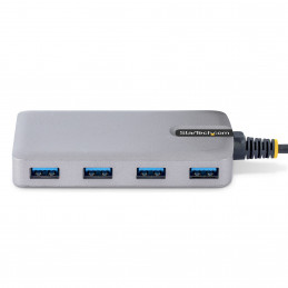 StarTech.com 5G4AB-USB-C-HUB keskitin USB 3.2 Gen 1 (3.1 Gen 1) Type-C 5000 Mbit s Harmaa