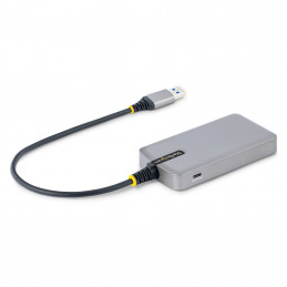 StarTech.com 5G4AB-USB-A-HUB keskitin USB 3.2 Gen 1 (3.1 Gen 1) Type-A 5000 Mbit s Harmaa