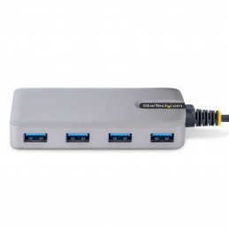 StarTech.com 5G4AB-USB-A-HUB keskitin USB 3.2 Gen 1 (3.1 Gen 1) Type-A 5000 Mbit s Harmaa