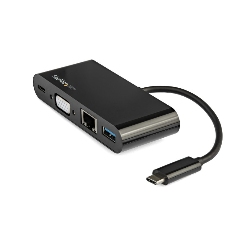 StarTech.com DKT30CVAGPD kannettavien tietokoneiden telakka ja porttitoistin Langallinen USB 3.2 Gen 1 (3.1 Gen 1) Type-C Musta