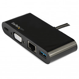 StarTech.com DKT30CVAGPD kannettavien tietokoneiden telakka ja porttitoistin Langallinen USB 3.2 Gen 1 (3.1 Gen 1) Type-C Musta