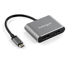 StarTech.com CDP2DPHD USB grafiikka-adapteri 3840 x 2160 pikseliä Musta, Harmaa