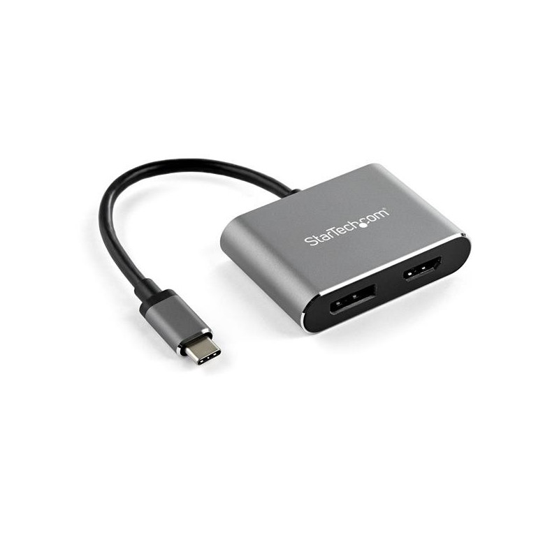 StarTech.com CDP2DPHD USB grafiikka-adapteri 3840 x 2160 pikseliä Musta, Harmaa