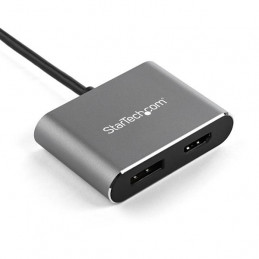 StarTech.com CDP2DPHD USB grafiikka-adapteri 3840 x 2160 pikseliä Musta, Harmaa