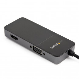 StarTech.com USB32HDVGA USB grafiikka-adapteri 3840 x 2160 pikseliä Musta, Hopea