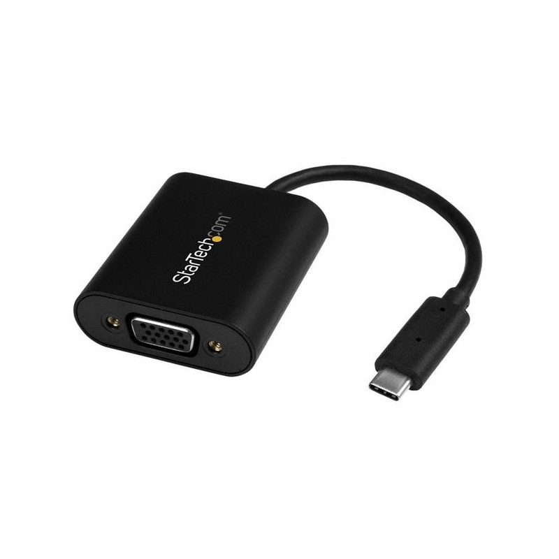 StarTech.com CDP2VGASA USB grafiikka-adapteri 2048 x 1280 pikseliä Musta
