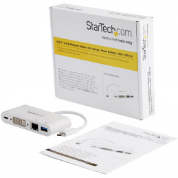 StarTech.com DKT30CDVPD kannettavien tietokoneiden telakka ja porttitoistin Langallinen USB 3.2 Gen 1 (3.1 Gen 1) Type-C