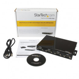 StarTech.com ICUSB2324X keskitin USB 2.0 Type-B Musta