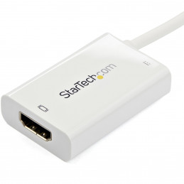 StarTech.com CDP2HDUCPW USB grafiikka-adapteri 3840 x 2160 pikseliä Valkoinen