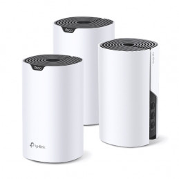 TP-Link Deco S7 (3-pack) Kaksitaajuus (2,4 GHz 5 GHz) Wi-Fi 5 (802.11ac) Valkoinen, Musta Sisäinen