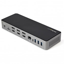 StarTech.com DK31C3HDPDUE kannettavien tietokoneiden telakka ja porttitoistin Langallinen USB 3.2 Gen 2 (3.1 Gen 2) Type-C