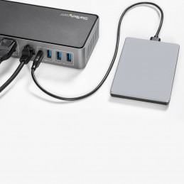 StarTech.com DK31C3HDPDUE kannettavien tietokoneiden telakka ja porttitoistin Langallinen USB 3.2 Gen 2 (3.1 Gen 2) Type-C